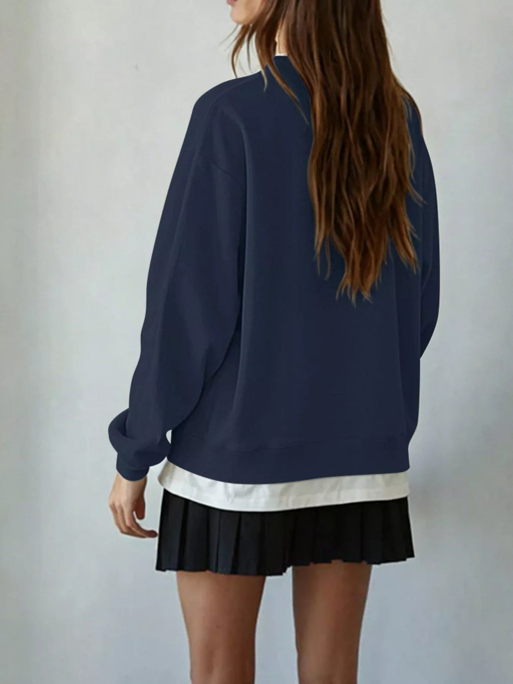 Oversized Crew Neck Sweatshirt (24)