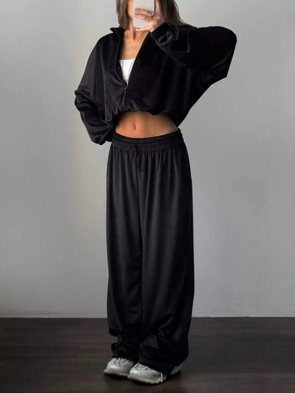 Zip-up Hoodie Joggers Set (6)