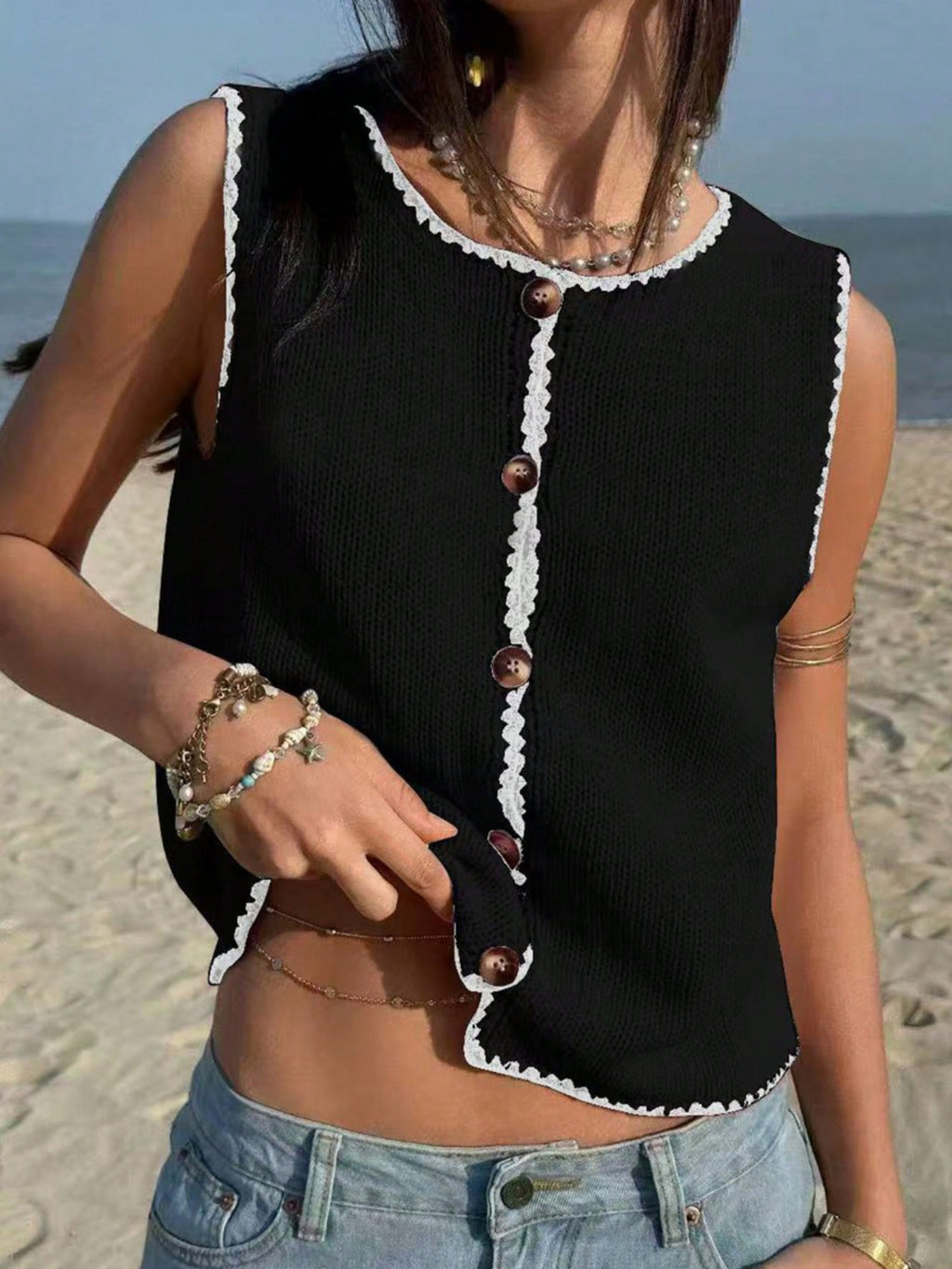 Button-down Sweater Vest (7)