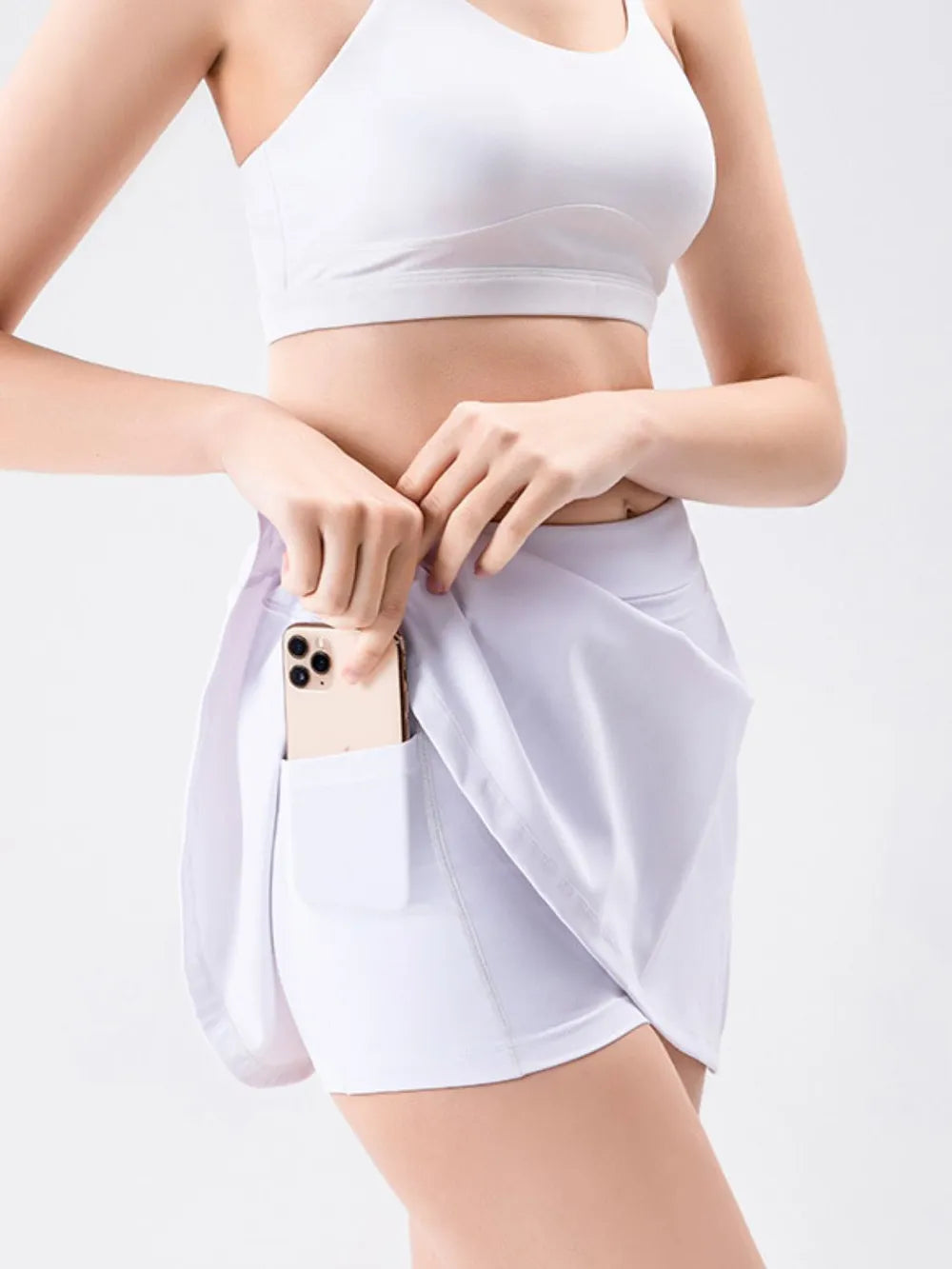 High Waist Active Skort Pockets (12)