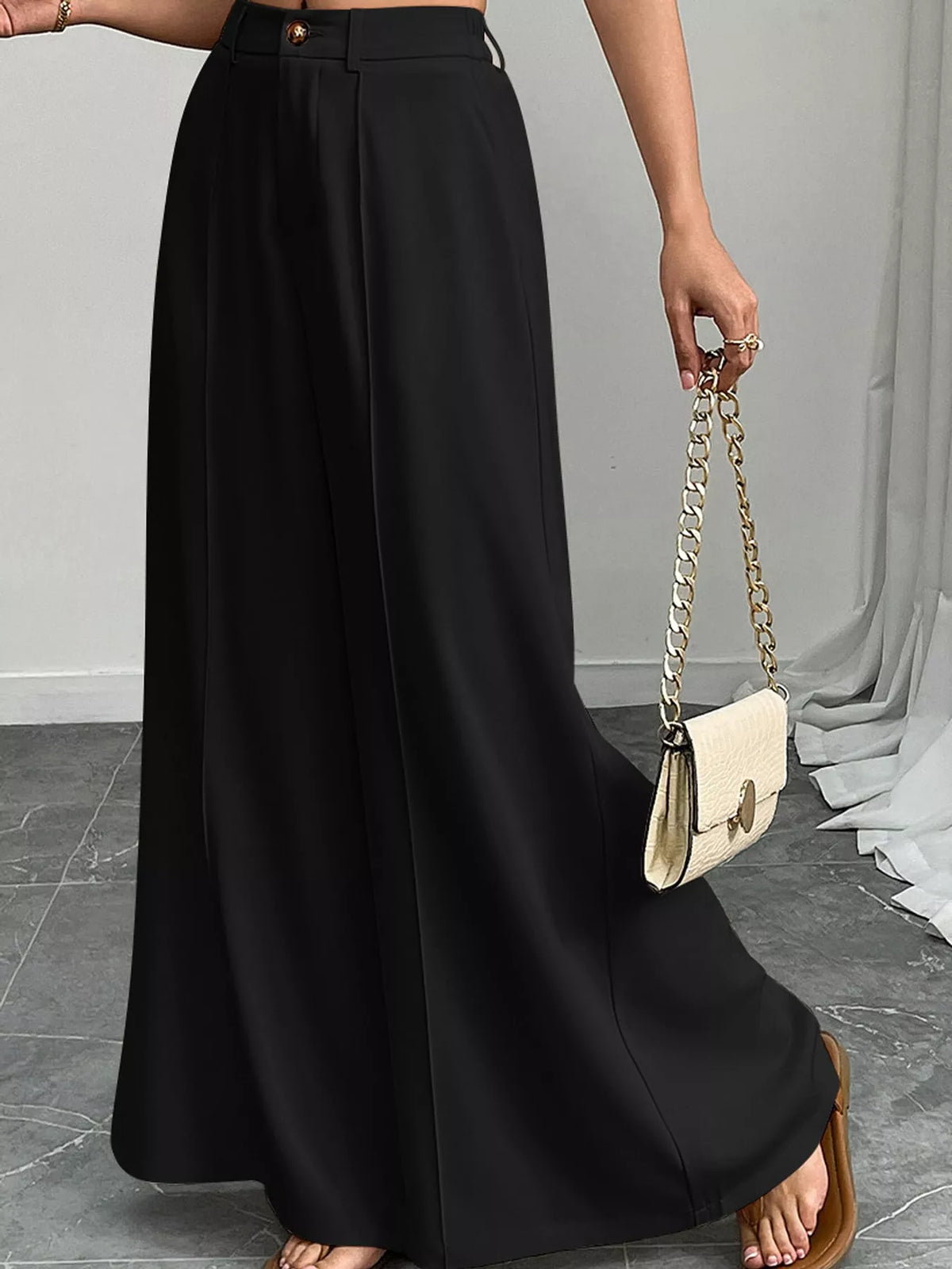 High-waisted Wide-leg Pants (5)