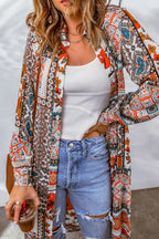 Printed Button Up Long Sleeve Cardigan (23)
