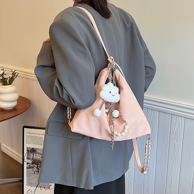 Large Capacity Spring Shoulder Bag Texture photo 15