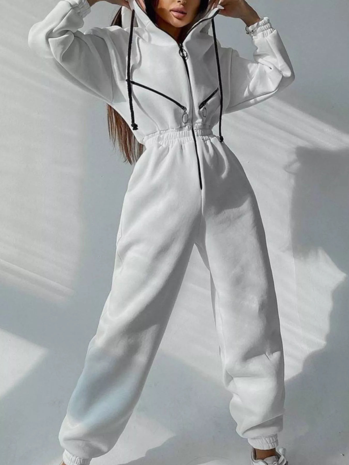 Zip Front Dropped Shoulder Jumpsuit (18)