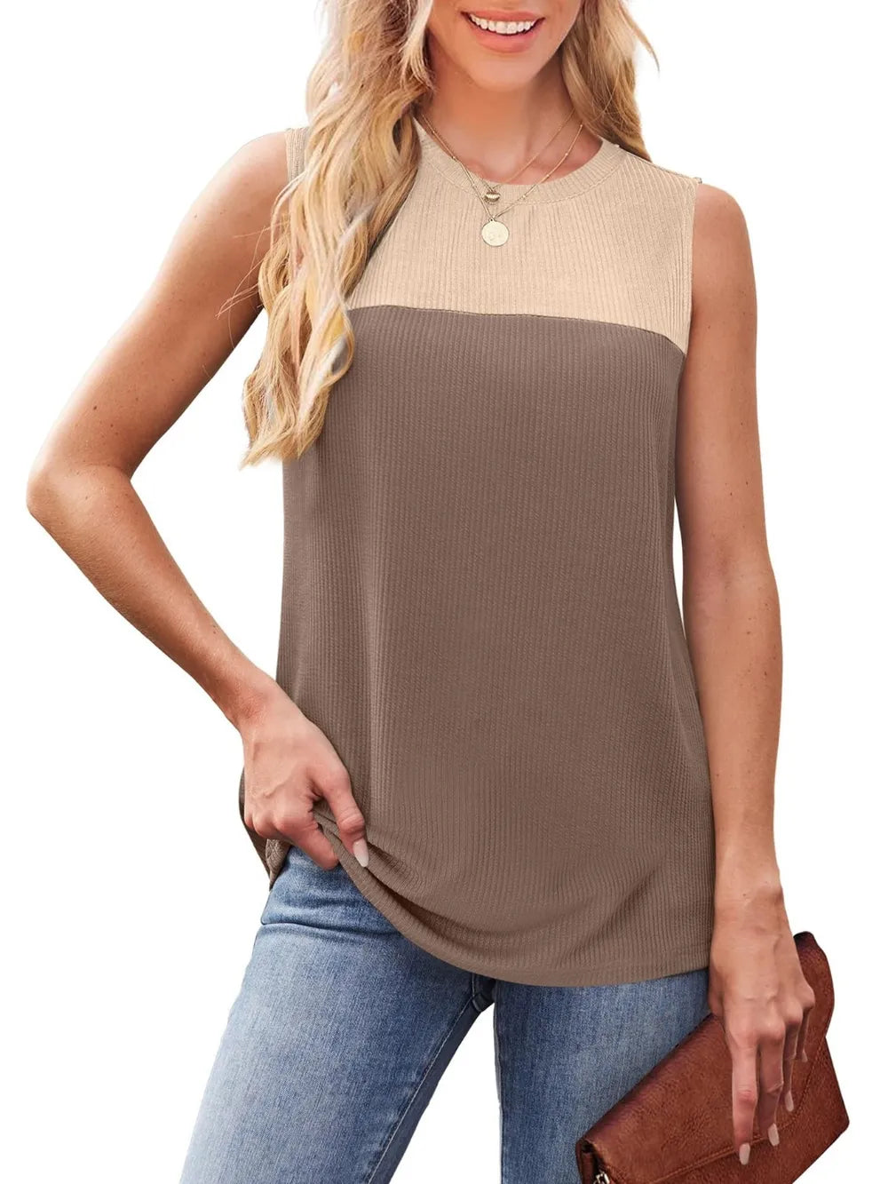 Block Round Neck Tank (16)