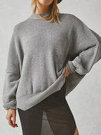 Round Neck Long Sleeve Sweater (30)