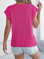 Block Cable Knit Sweater (4)