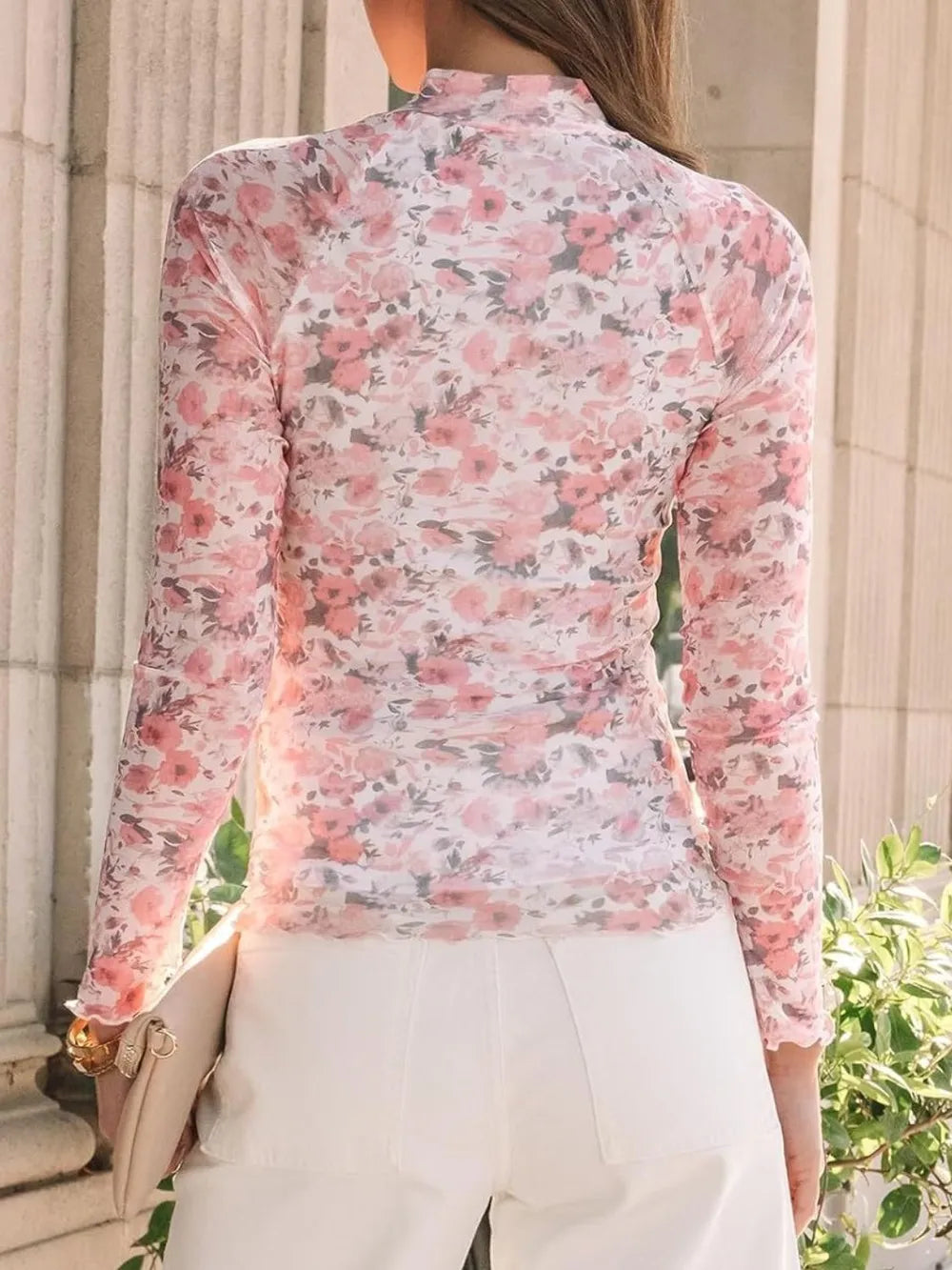 Mock Neck Long Sleeve Top (7)