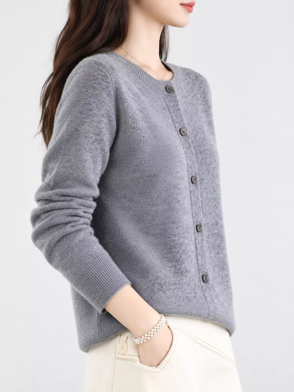 Button-down Long Sleeve Cardigan (55)
