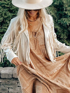 Fringe Open Front Cropped Jacket (3)