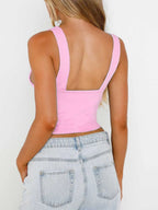 Wide Strap V-neck Tank (12)