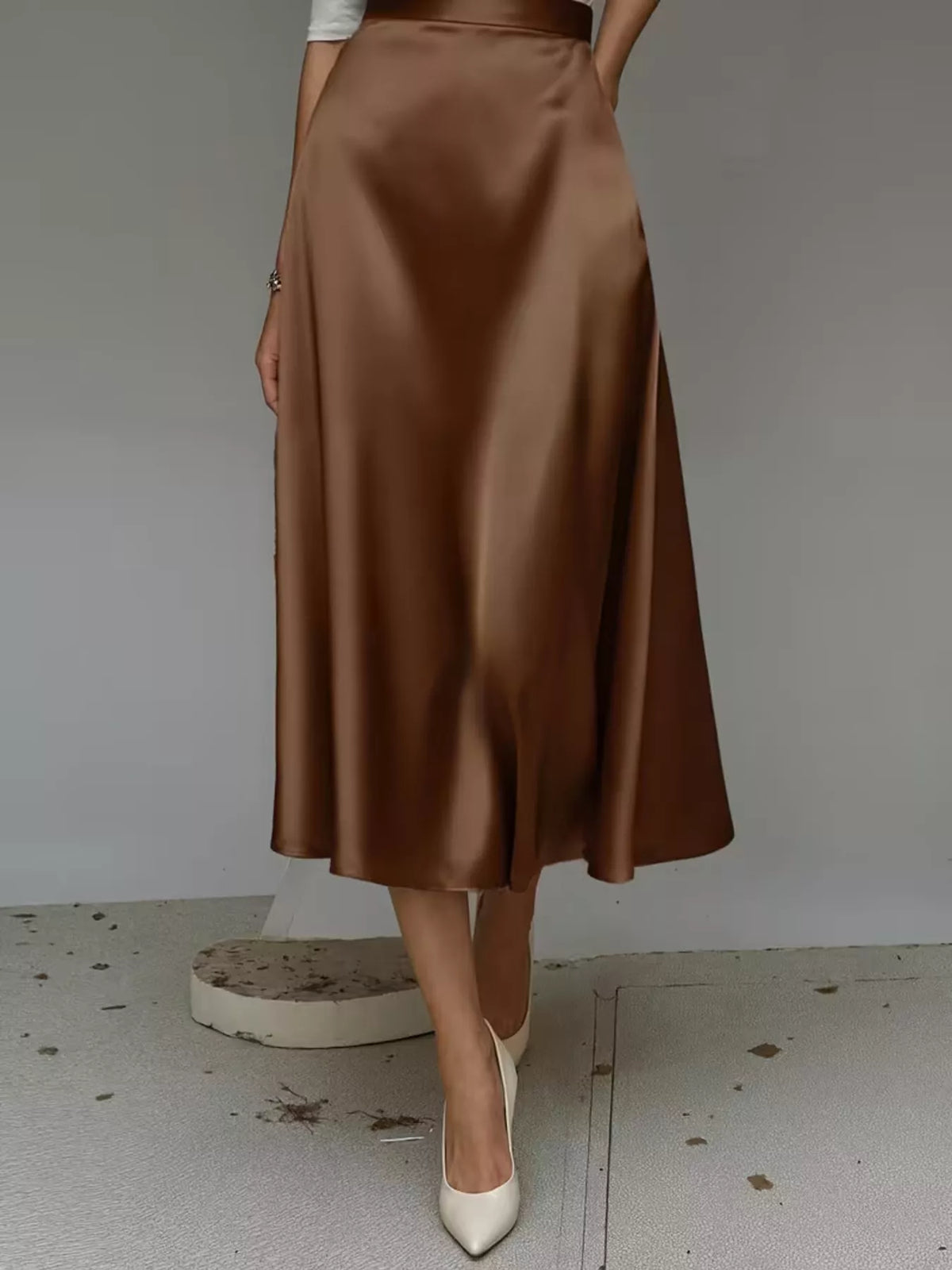 Satin Midi Skirt (17)