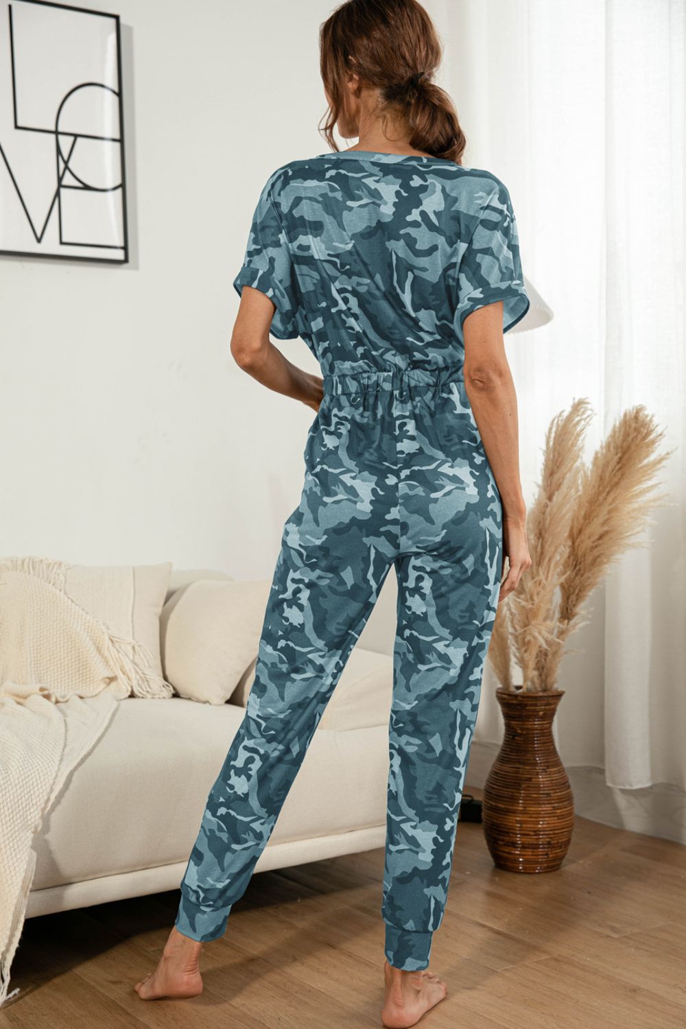 Surplice Neck Tied Short Sleeve Jumpsuit (9)
