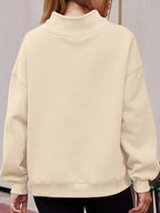 Oversized Mock Neck Long Sleeve Sweatshirt (12)