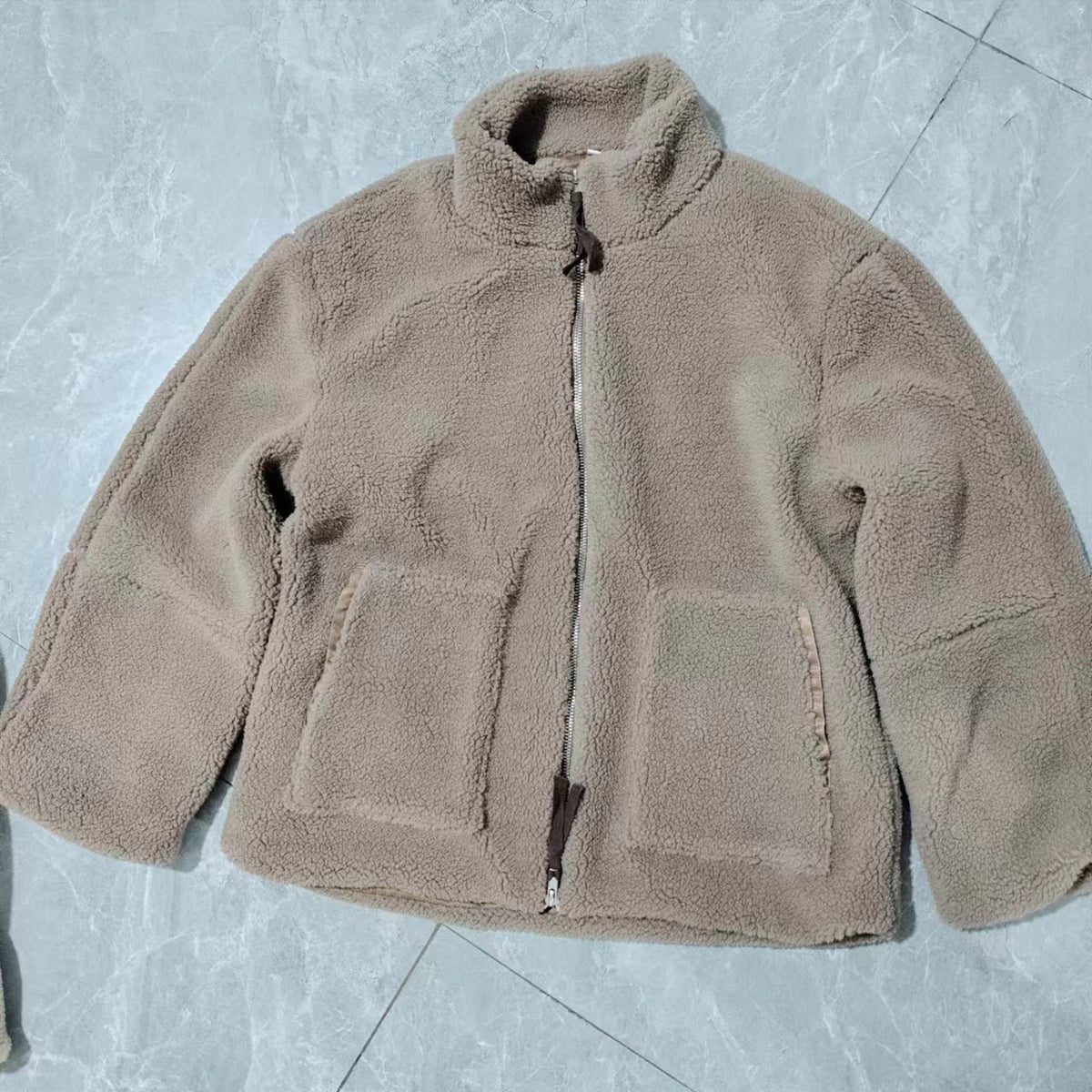 Lamb Wool Turtleneck Woolen Coat variant CJQB193250709IR|CJQB193250710JQ|CJQB193250711KP|CJQB193250712LO