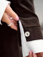 Button Up Cropped Jacket Mini Skirt Set (11)