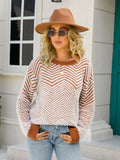 Round Neck Long Sleeve Sweater (6)