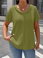 Textured Short Sleeve Top (19)
