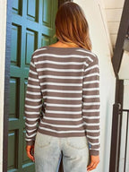 Striped Button-up Cardigan (5)
