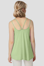 Bamboo Scoop Neck Double Spaghetti Straps Cami (24)