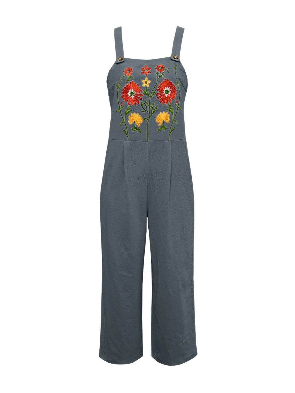 Floral Embroidered Wide Leg Jumpsuit (6)