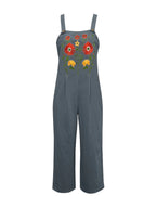 Floral Embroidered Wide Leg Jumpsuit (6)