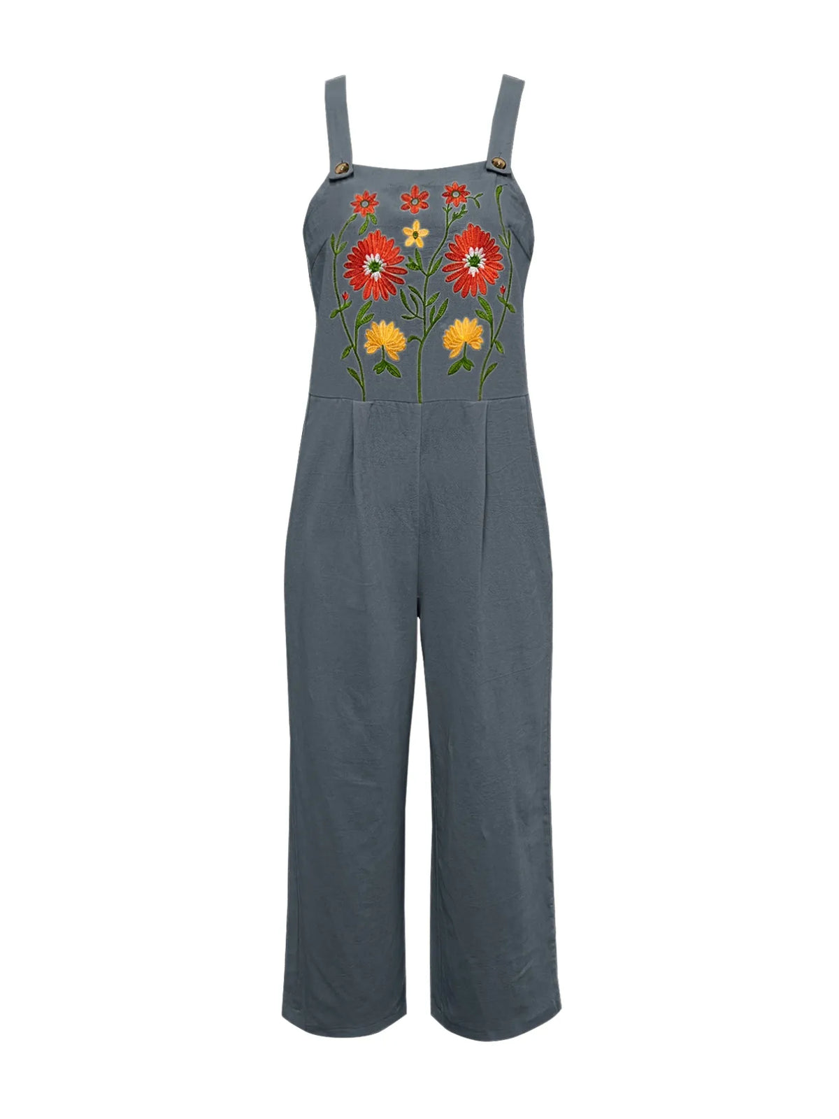 Floral Embroidered Wide Leg Jumpsuit (6)
