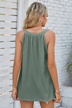 Openwork Round Neck Wide Strap Tank (19)
