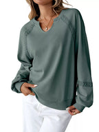 Notched Raglan Sleeve Sweatshirt (27)