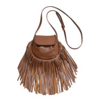 Trend Retro Tassel Shoulder Cross Body Bucket Bag photo 1