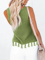 Tassel Knit Tank (3)