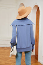 Half-zip Collared Sweatshirt (16)