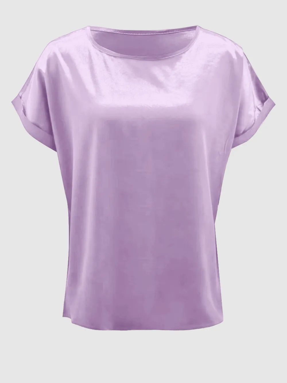 Round Neck Short Sleeve T-shirt (11)