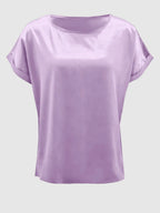 Round Neck Short Sleeve T-shirt (11)