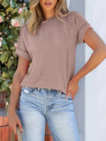 Round Neck Short Sleeve T-shirt