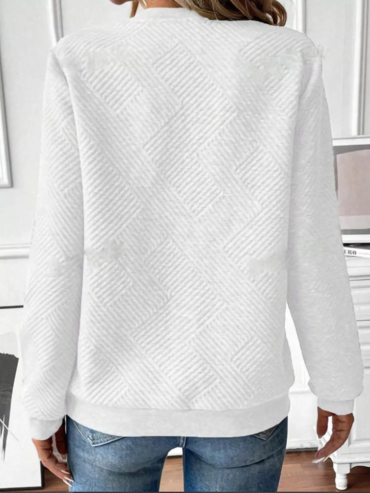 Textured Quarter-zip Sweatshirt (16)
