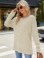 Round Neck Long Sleeve T-shirt (11)