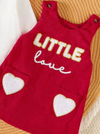 Children's Ruffled Bodysuit Dress Set Headband (3)