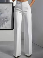 Full Size High-waisted Wide-leg Pants Plus