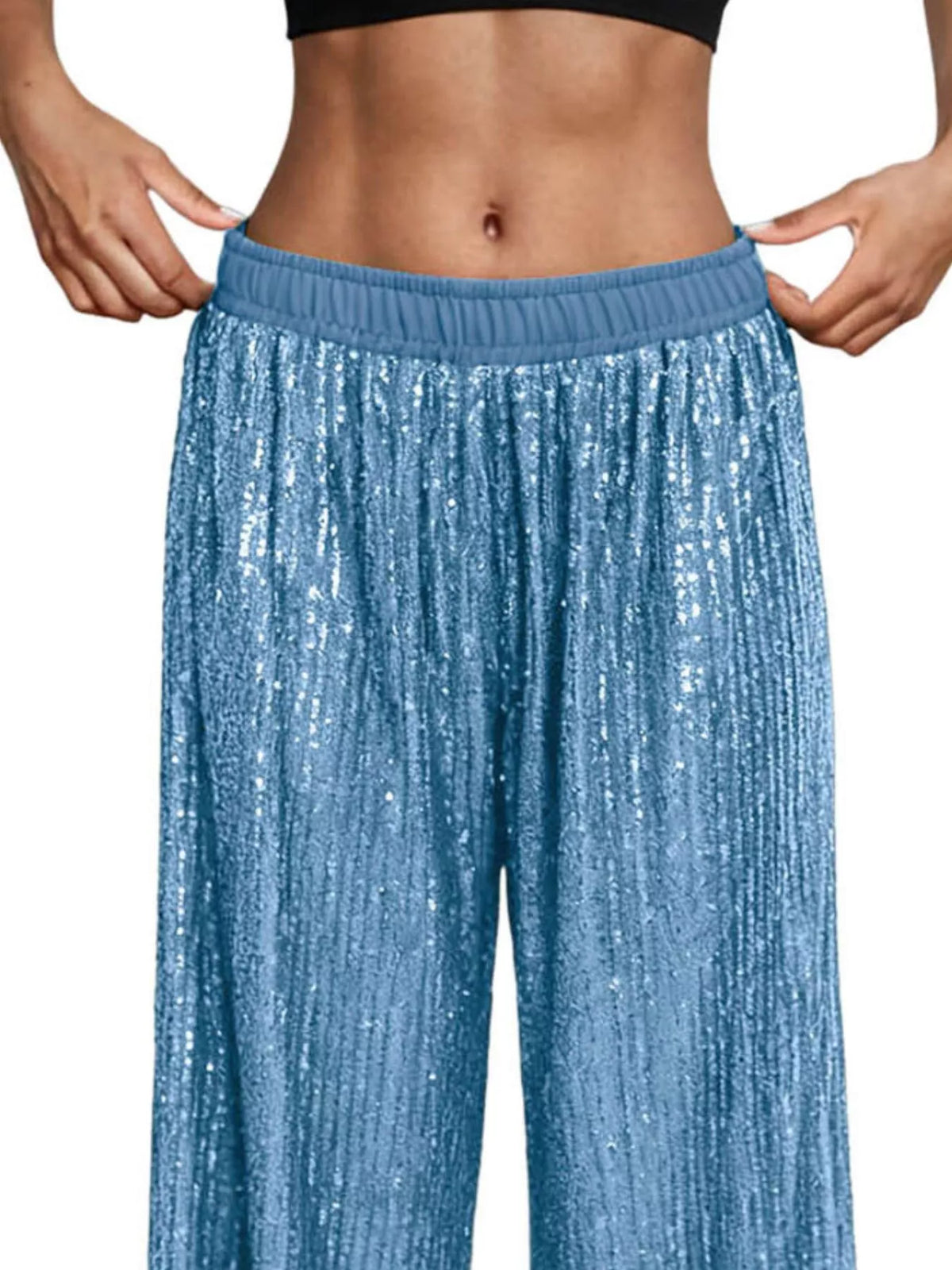 Sequin Wide-leg Pants (20)