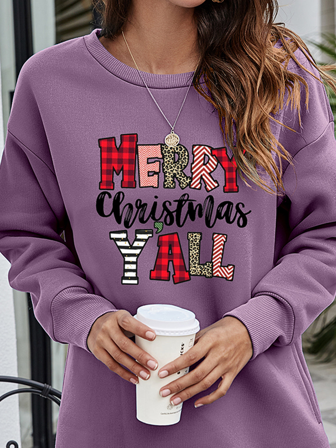 Merry Y'all Graphic Sweatshirt (18)
