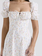 Floral Spaghetti Straps Midi Dress (41)