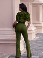 Ruched Flare Leg Jumpsuit (11)