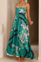 Printed Square Neck Cami Maxi Dress (28)