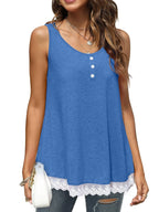Lace Trim Wide Strap Tank Top (16)