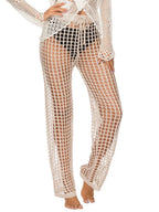 Cutout High Waist Swim Pants (16)
