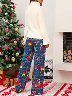 Christmas Straight Leg Pants (6)