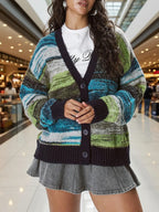 Gradient Stripe Button-up Cardigan (10)