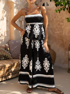 Printed Cami Wide Leg Pants Set (14)