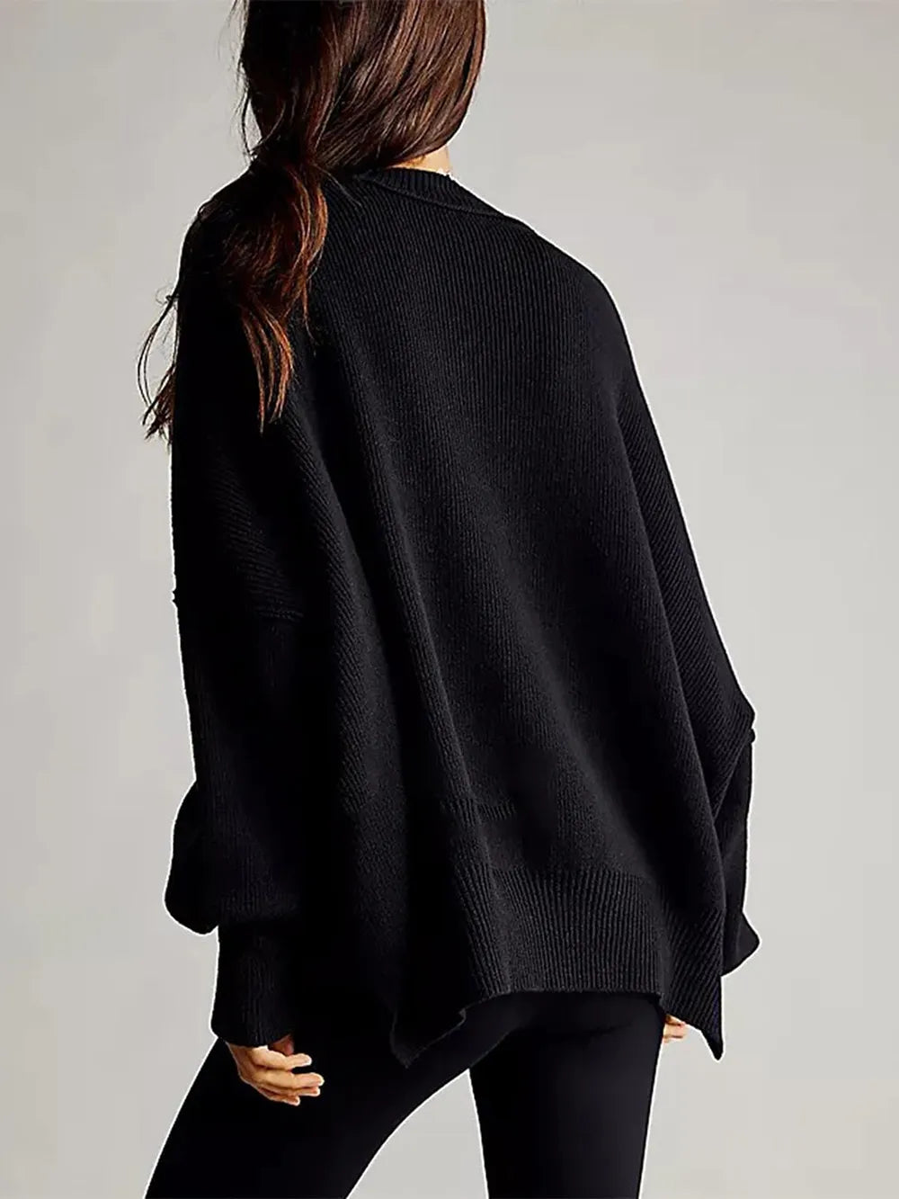 Round Neck Long Sleeve Sweater (12)